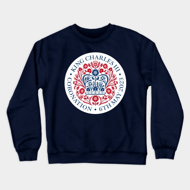 King Charles ||| Coronation Official Design Crewneck Sweatshirt by AnnMarie